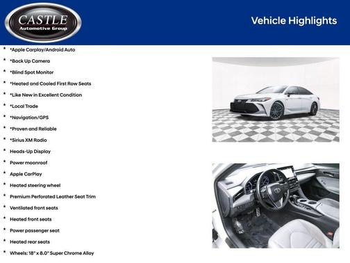 2019 Toyota Avalon Hybrid Limited