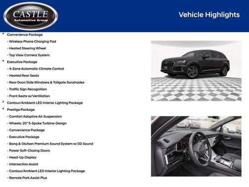 Samurai Gray Metallic 2024 Audi Q7 55 Prestige