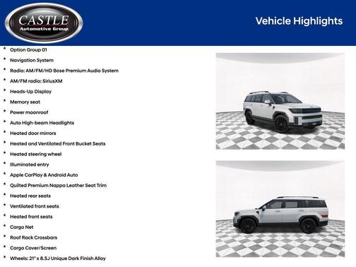 Serenity White 2026 Hyundai SANTA FE Calligraphy