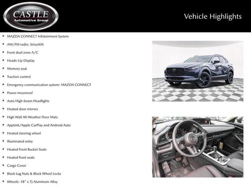 Deep Crystal Blue Mica 2026 Mazda CX-30 2.5 Turbo Premium Plus Package