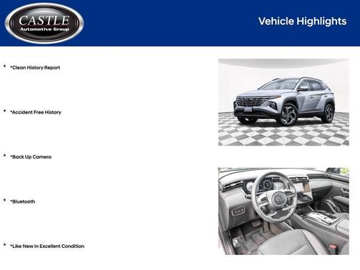 Shimmering Silver 2023 Hyundai TUCSON Limited
