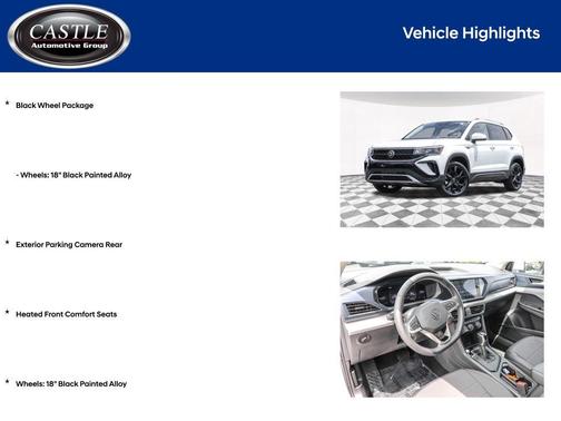 Pure White 2023 Volkswagen Taos 1.5T SE