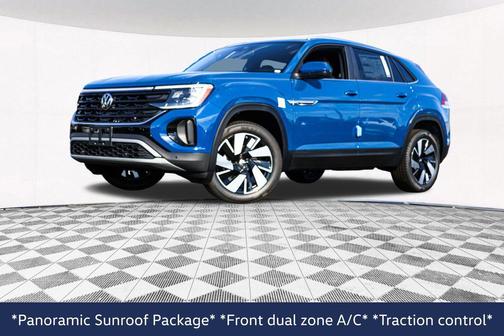 mountain lake blue metallic 2026 Volkswagen Atlas Cross Sport 2.0T SE w/Technology 4MOTION