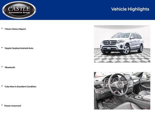 Diamond Silver Metallic 2017 Mercedes-Benz GLS 450 4MATIC
