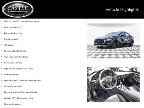 Jet Black Mica 2026 Mazda Mazda3 2.5 S Select Sport