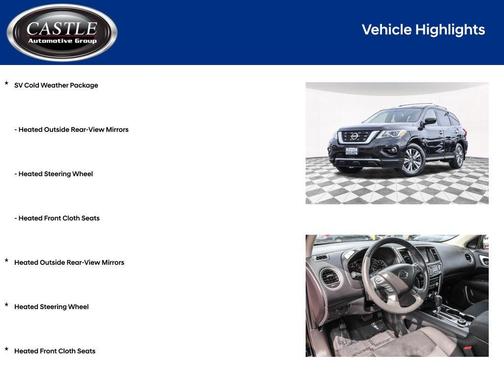 Magnetic Black Metallic 2017 Nissan Pathfinder SV