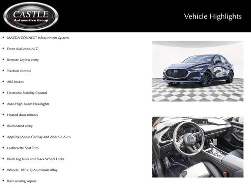 Deep Crystal Blue Mica 2026 Mazda Mazda3 2.5 S Select Sport