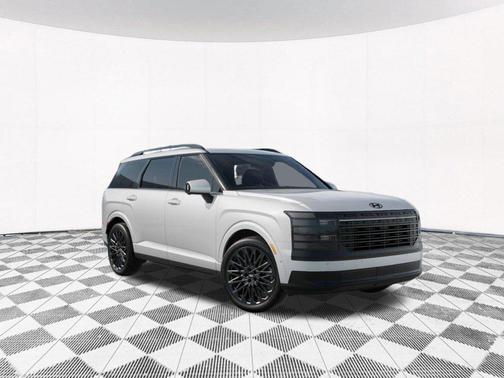 Creamy White Pearl 2027 Hyundai Palisade Hybrid Calligraphy AWD
