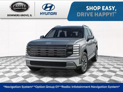 Typhoon Silver Metallic 2026 Hyundai Palisade Hybrid SEL 8P