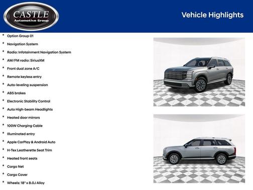 Typhoon Silver Metallic 2026 Hyundai Palisade Hybrid SEL 8P