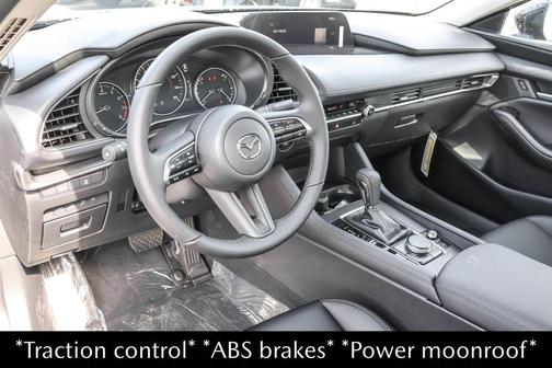 Jet Black Mica 2026 Mazda Mazda3 FWD w/Preferred Package