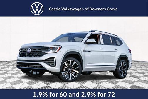 Opal White Pearl 2026 Volkswagen Atlas 2.0T SEL Premium R-Line 4MOTION