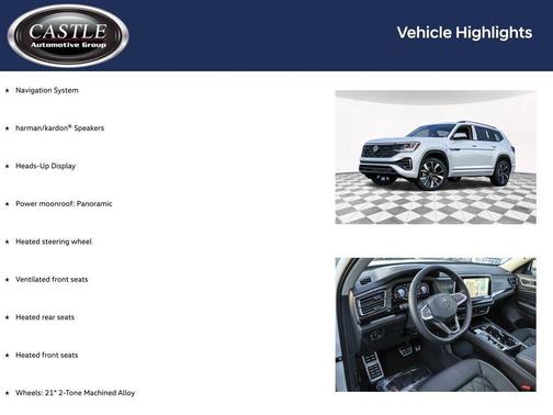 Opal White Pearl 2026 Volkswagen Atlas 2.0T SEL Premium R-Line 4MOTION