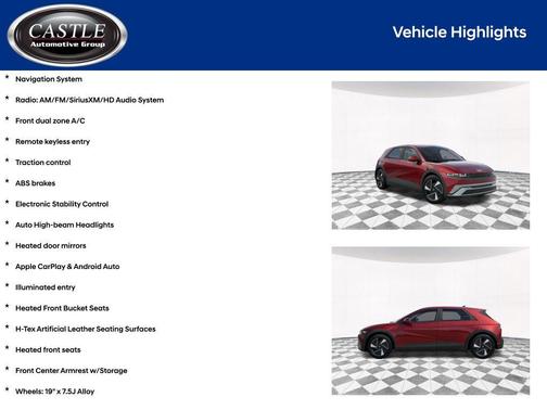 Ultimate Red 2026 Hyundai IONIQ 5 SEL