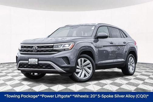 Gray 2020 Volkswagen Atlas Cross Sport 3.6L V6 SE w/Technology