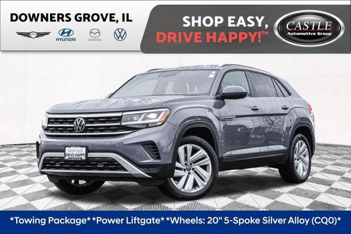 Gray 2020 Volkswagen Atlas Cross Sport 3.6L V6 SE w/Technology