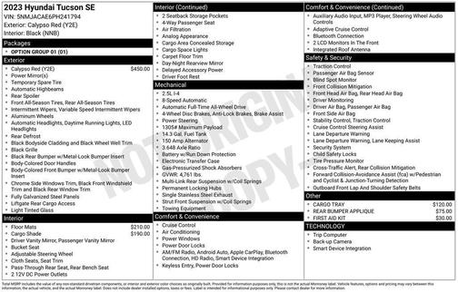 2023 Hyundai TUCSON SE