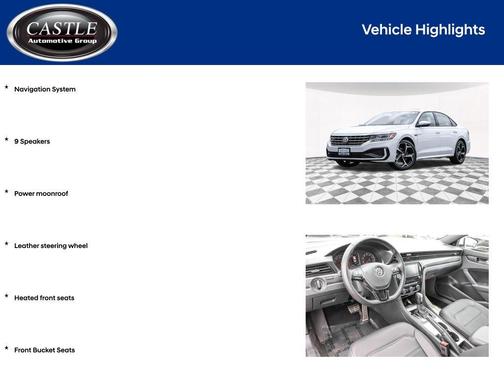 Pure White 2022 Volkswagen Passat 2.0T R-Line