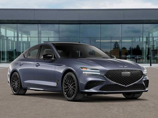 Ceres Blue 2026 Genesis G70 3.3T Prestige Graphite