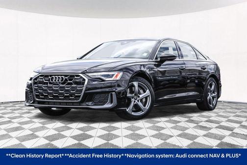 Black 2024 Audi A6 55 Premium Plus