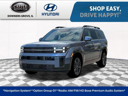 Atlantis Blue 2026 Hyundai SANTA FE HEV Calligraphy