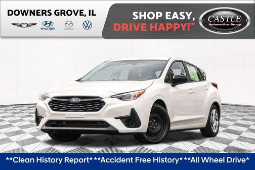 Crystal White Pearl 2024 Subaru Impreza Base