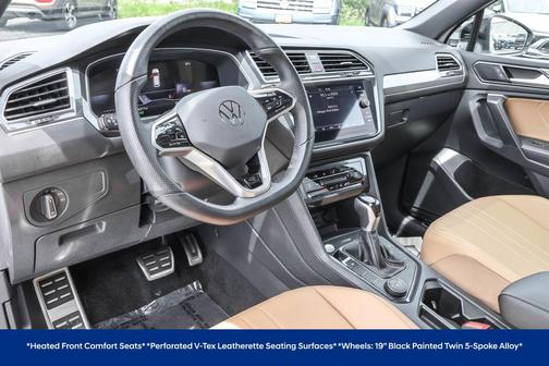 Opal White 2023 Volkswagen Tiguan 2.0T SE R-Line Black 4MOTION