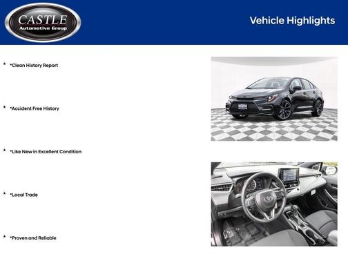 Black Sand Pearl 2022 Toyota Corolla SE