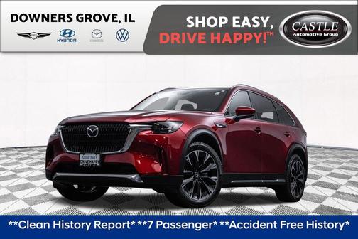 Soul Red Crystal Metallic 2025 Mazda CX-90 PHEV Premium Plus