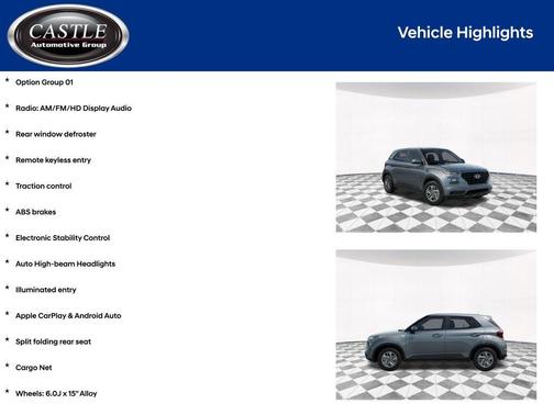 Ecotronic Gray 2026 Hyundai VENUE SE