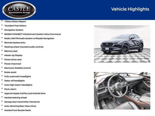 Jet Black Mica 2021 Mazda CX-30 2.5 Turbo Premium Plus Package