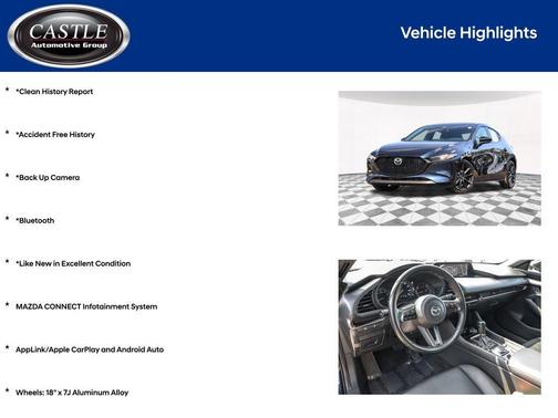 Deep Crystal Blue Mica 2024 Mazda Mazda3 2.5 S Select Sport