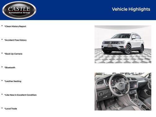 Pure White 2021 Volkswagen Tiguan 2.0T SE 4MOTION