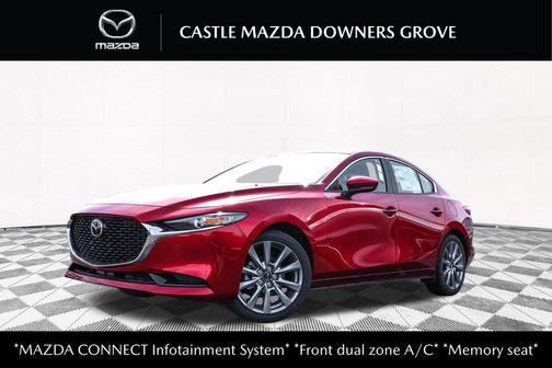 Soul Red Crystal Metallic 2026 Mazda Mazda3 FWD w/Preferred Package