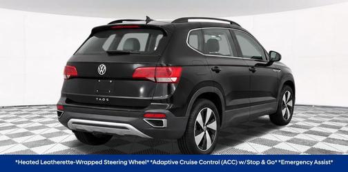 Deep Black Pearl 2023 Volkswagen Taos 1.5T S