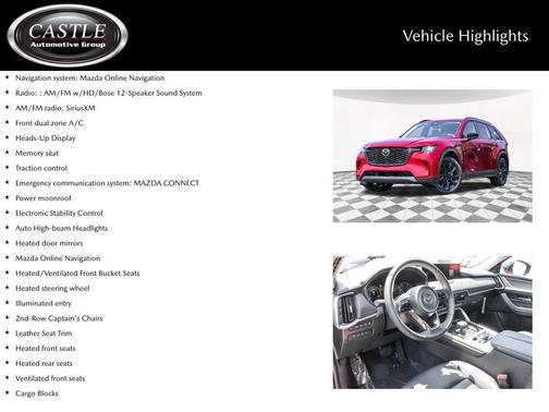 Soul Red Crystal Metallic 2026 Mazda CX-90 PHEV Premium Sport