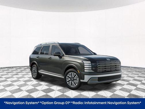 Titan Green 2026 Hyundai Palisade Hybrid SEL Premium 8P