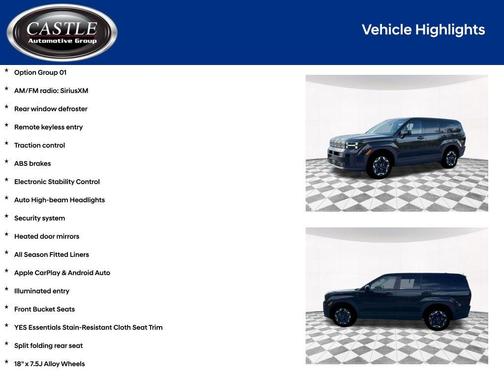 Phantom Black 2026 Hyundai SANTA FE SE