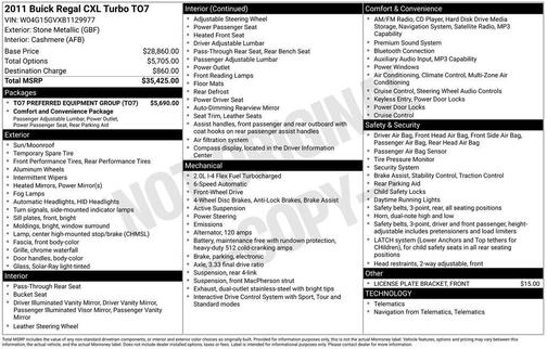 Stone Metallic 2011 Buick Regal CXL Turbo