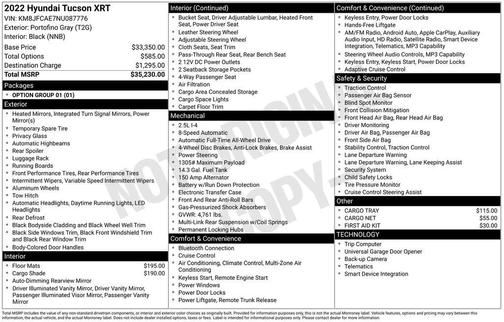 2022 Hyundai TUCSON XRT