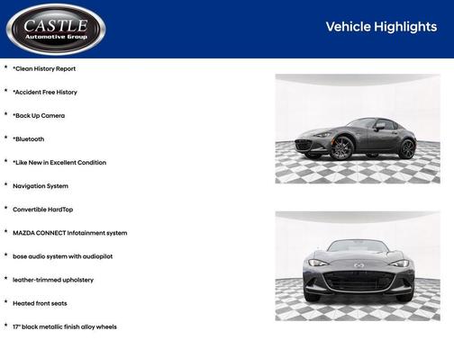 Machine Gray Metallic 2025 Mazda MX-5 Miata RF Grand Touring