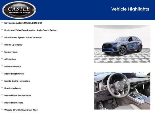 Polymetal Gray Metallic 2025 Mazda CX-70 PHEV Premium Package