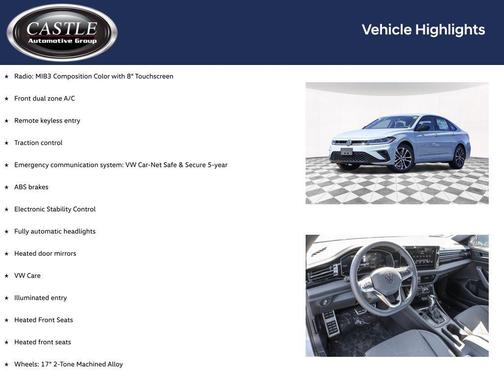 Monument Gray 2026 Volkswagen Jetta 1.4T S