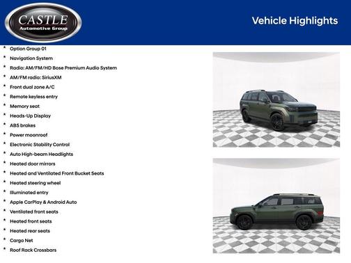 Rockwood Green 2026 Hyundai SANTA FE HEV Calligraphy