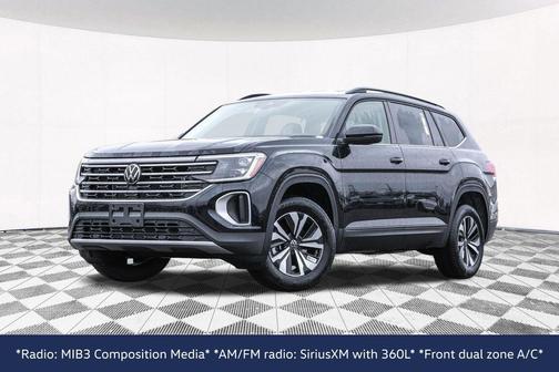 deep black pearl 2026 Volkswagen Atlas 2.0T SE