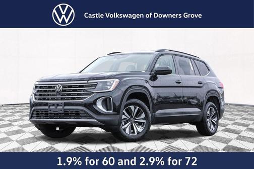 deep black pearl 2026 Volkswagen Atlas 2.0T SE