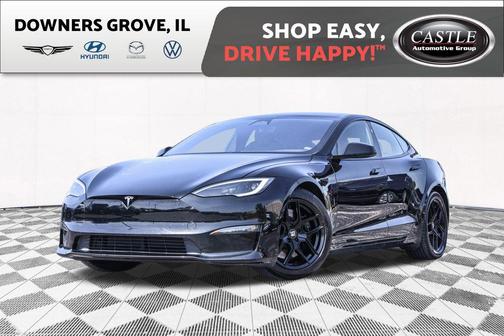 Solid Black 2023 Tesla Model S Plaid