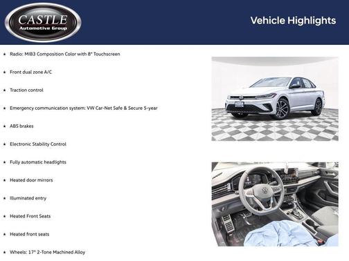 Pure White 2026 Volkswagen Jetta 1.4T S