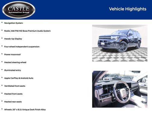 Phantom Black 2026 Hyundai SANTA FE HEV Calligraphy