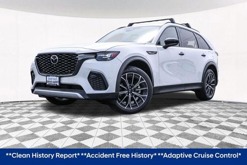 Rhodium White Premium 2025 Mazda CX-70 PHEV Premium Plus Package